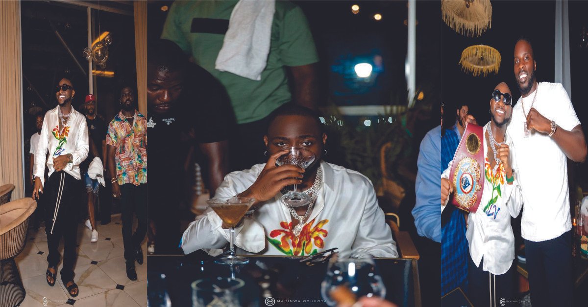 "We do this to Inspire not oppress" Davido Says As He Spends Not Less Than $30,000 With His Gang Clubing