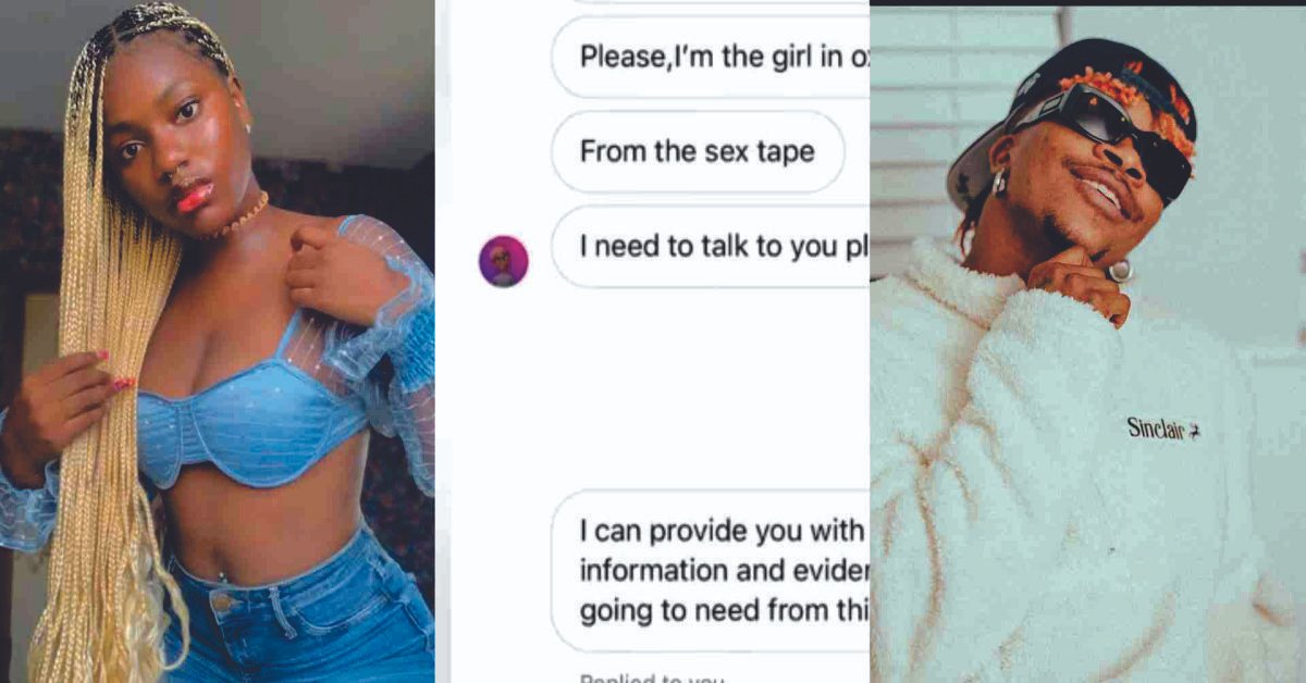 Oxlade Se.x Tape: Lady Cries Out For Justice, Threatens To Leak More Tapes (Chats/Audio)