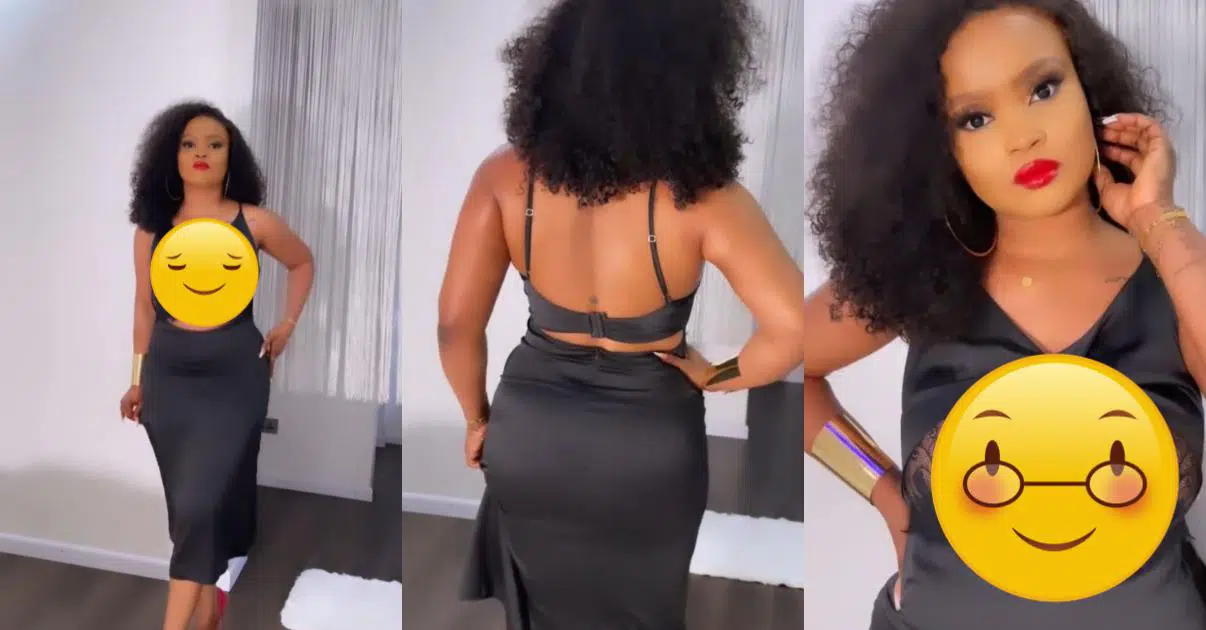 “She for kuku no wear cloth at all” – Maureen Esisi’s outfit to wedding party sparks outrage (Video)