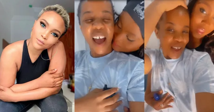 Maureen Esisi Reacts After She Was Called Out For Smooching Her Friend’s Bosom In A Video
