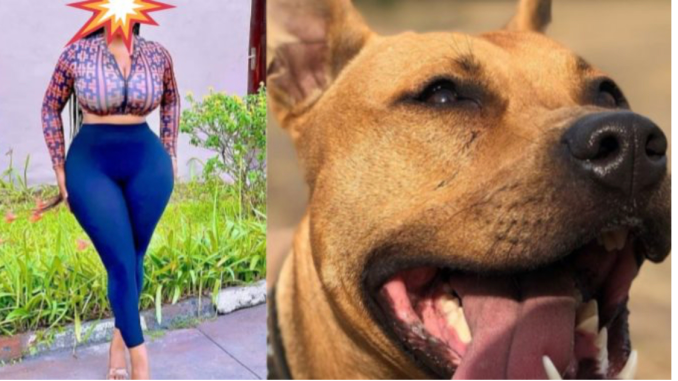 Watch Full Viral Video Of Lagos Nigerian Girl Having S€x With A Dog