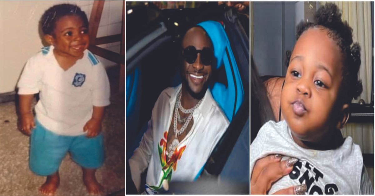 Davido Looks Pretty Much Like Ifeanyi: Fans React After Davido Shares Never-Before-Seen Photo of Himself as a Baby