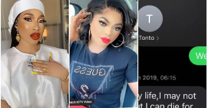 Tonto Dike Is Ungrateful, That Is Why No Man Want To Stay With Her - Bobrisky Tells Her Story