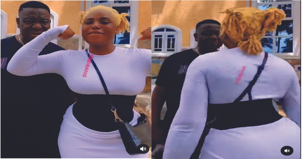 Actor Mr Ibu’s Daughter With Huge Backside Celebrates His Dad After Recovery From ‘food poisoning’ in Grand Style ( Video)