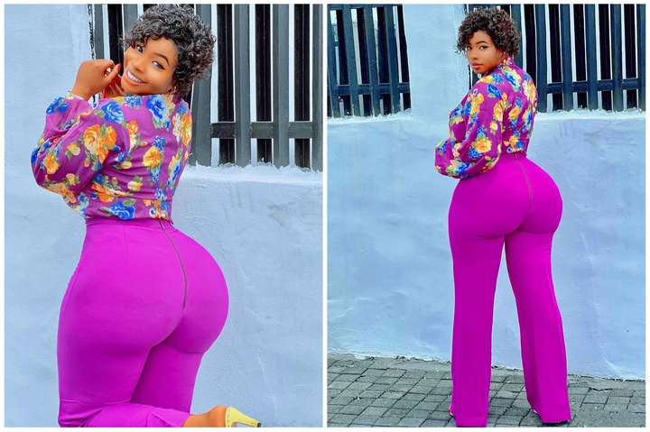 Reactions As Popular Model, Richie Demorest Flaunts Her Curves In New Photos (See Photos)