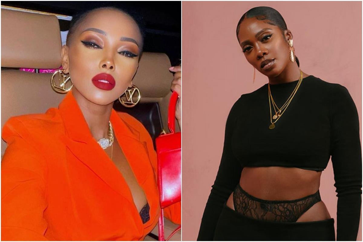 "When You Fuc.k Married Men For $$$"  – Socialite Huddah Monroe Drags Tiwa Savage For Saying She’s Not Looking For A Rich Man