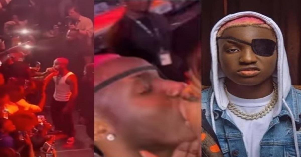 Female Fan Forces Ruger to Kiss Her While Performing (Video)