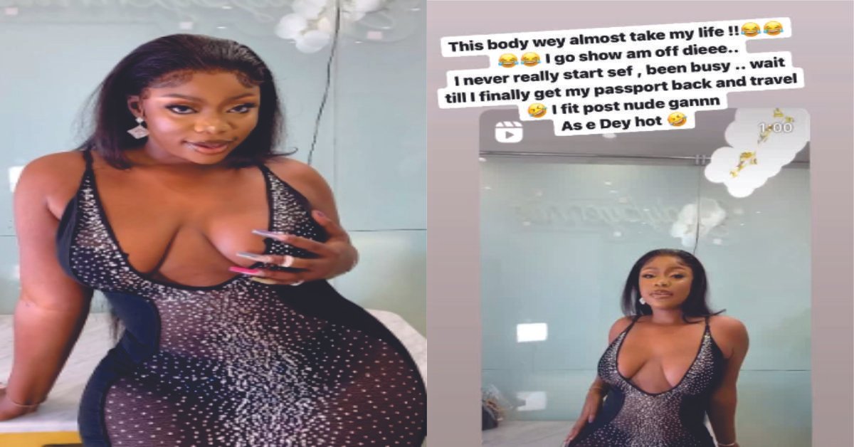 "I will post my Nu.de" - Endowed Ashmusy Tells Her Fans After Video Post Of Her Cleavage Got Much Reactions