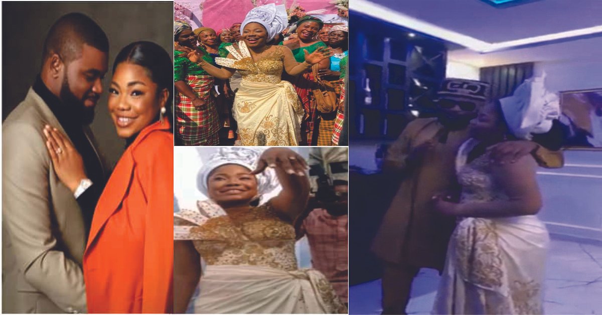 Beautiful Photos and Videos From Mercy Chinwo Traditional Introduction Surface - Singer Shows off Her Ring