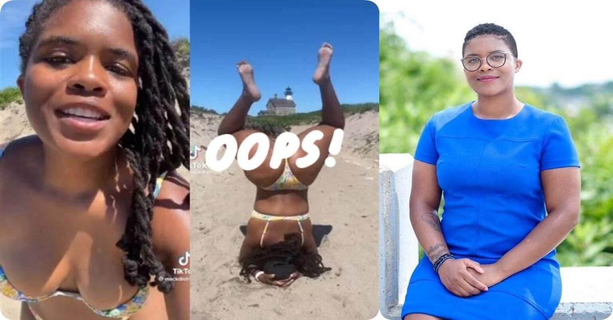 I’m a HOT senator" US Senator Tiara Mack Responds After Been Criticised For Tw€rking In Bikini (VIDEO)