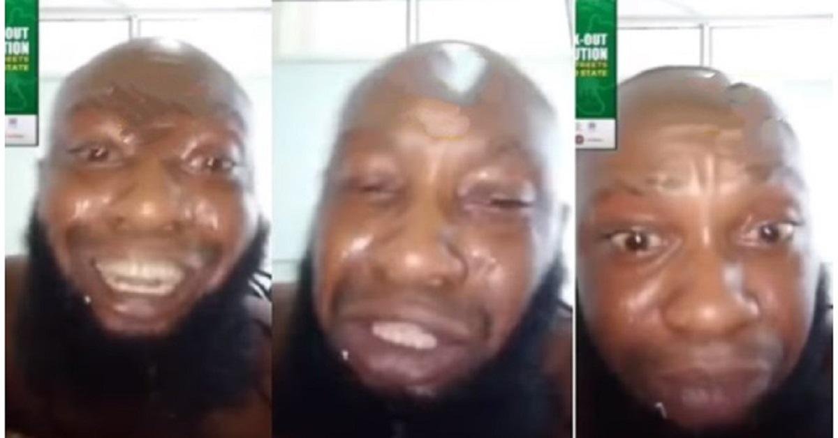 Young man cries bitterly because Governor Obaseki banned prostitution in Edo (Video)