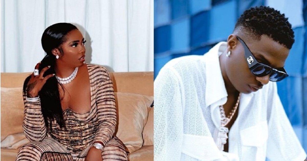 Moment Wizkid and Tiwa ended rumoured beef, hugged in Germany (Video)