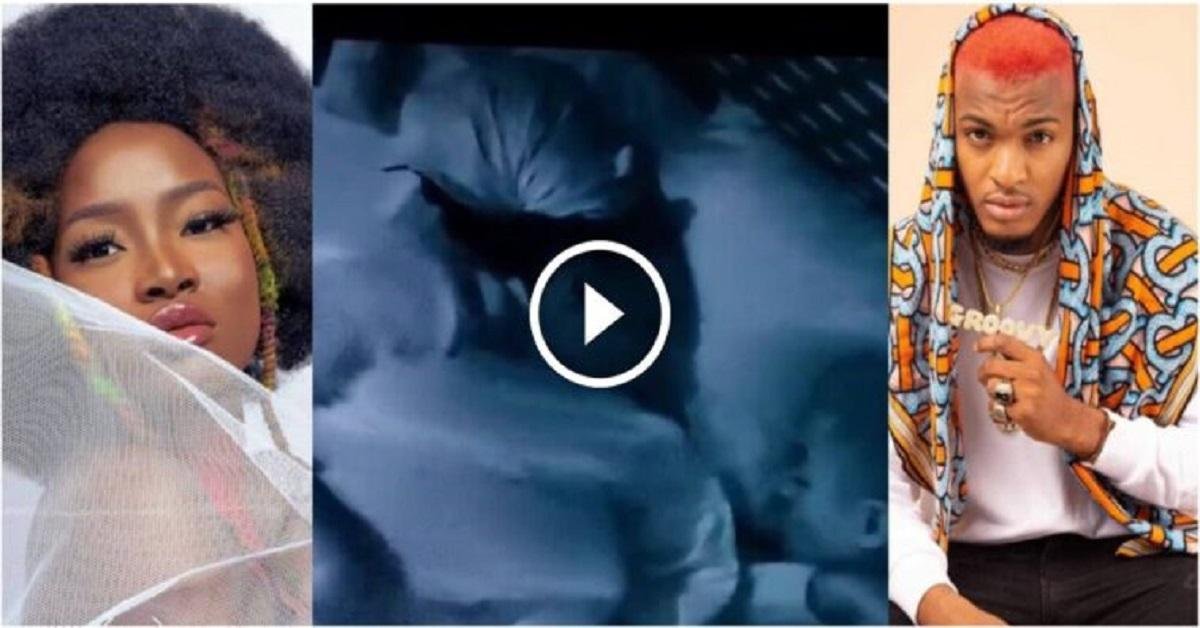 Moment Ilebaye Sneaked Into Groovy’s Bed Last Night Without His Permission (Video)