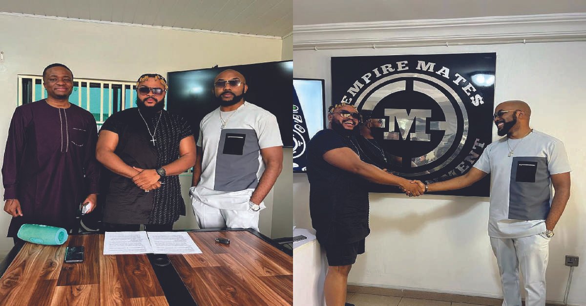 ”Now that we are in good hands, let the music flow" White Money signs management deal with Banky’s EME