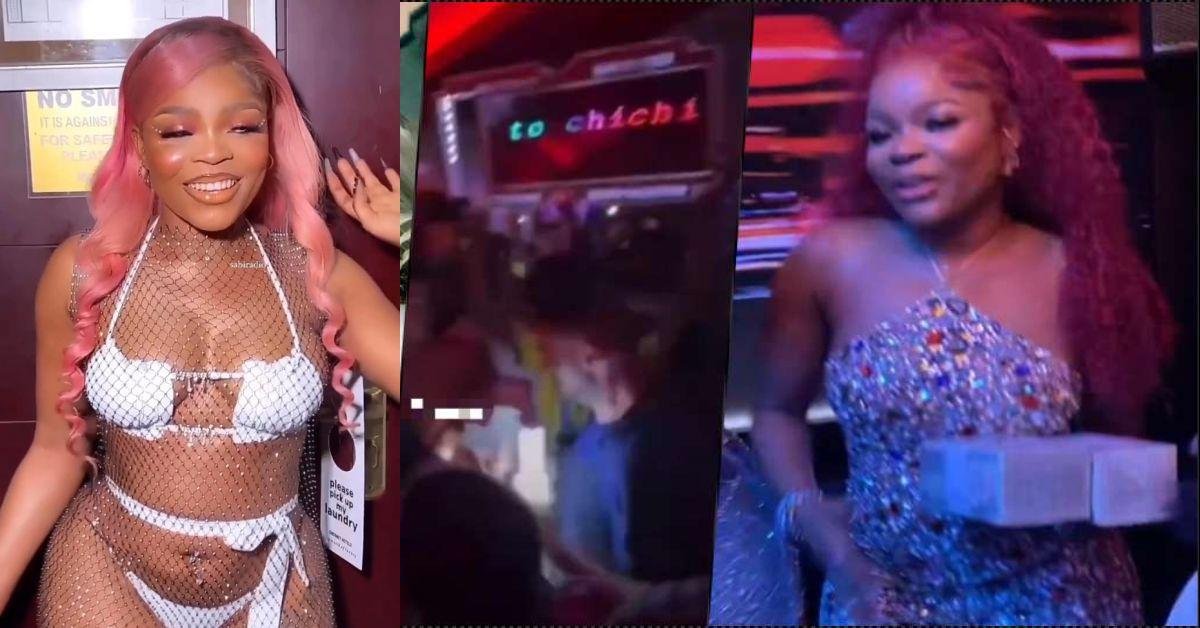 Just like that, Anonymous gives BBNaija Chichi huge money for Twerking Hot (Video)