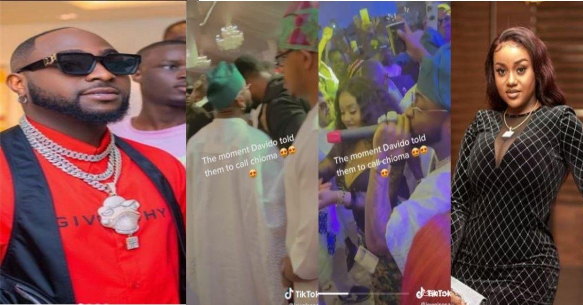 Video: Fans React As Davido Pauses His Performance To Ask For Chioma His Love