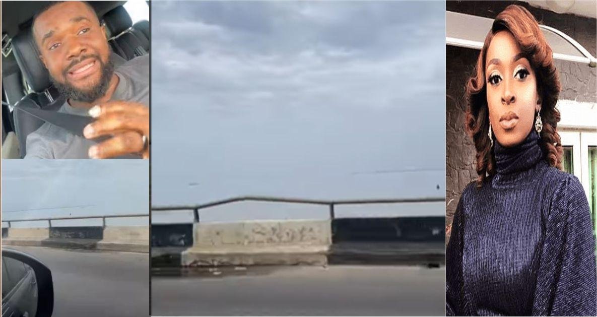 “It's Scary” – Kate Henshaw, May Edochie, others react as Williams Uchemba shares video of increasing water level at 3rd Mainland Bridge