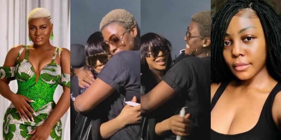 Moment Alex Unusual, Ifuennada reconciled their beef at Rico’s candlelight procession (Video)