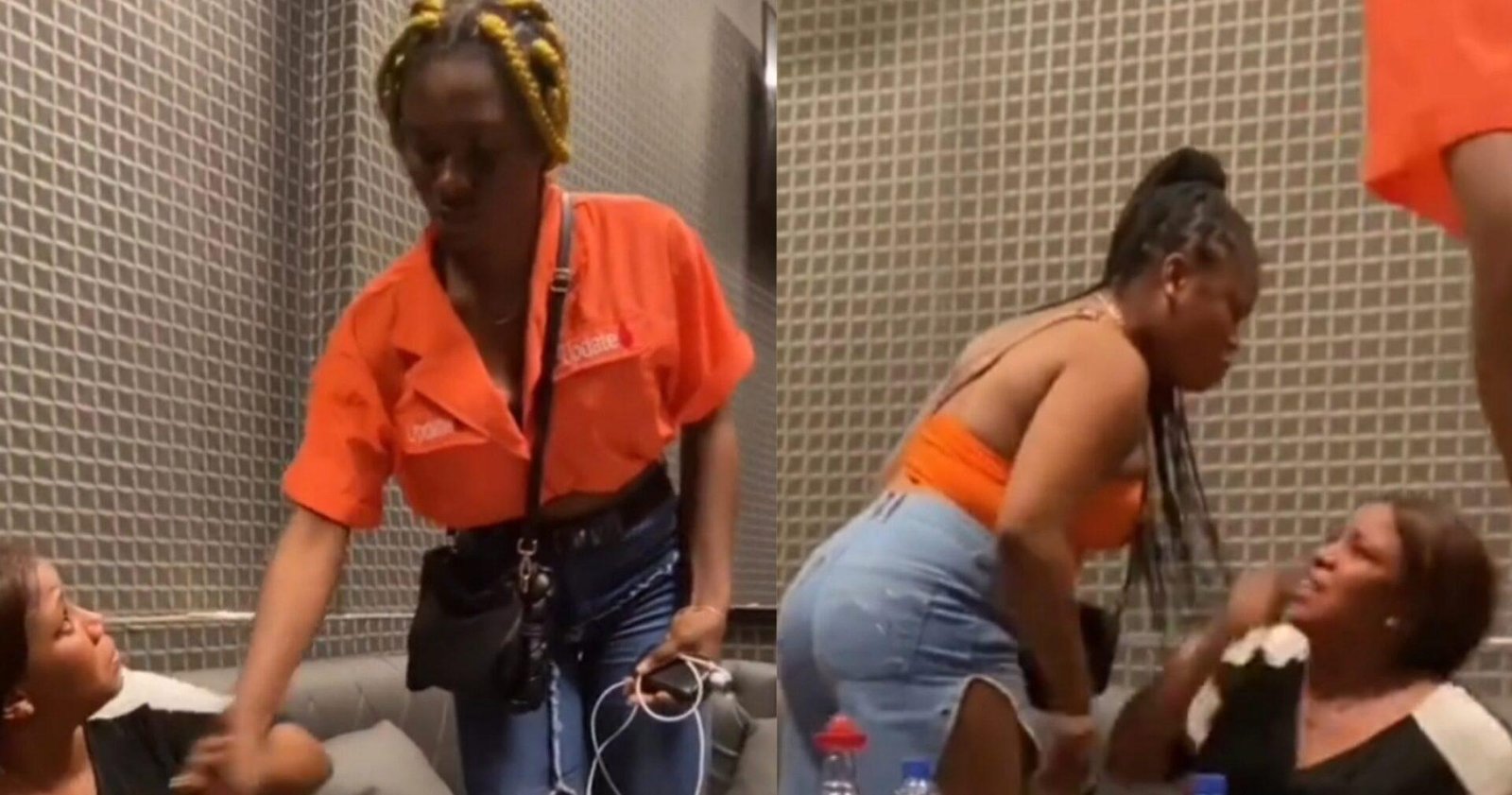 Nigerian Lady Embarrassed At A Club Over Inability To Pay For Her Food (VIDEO)