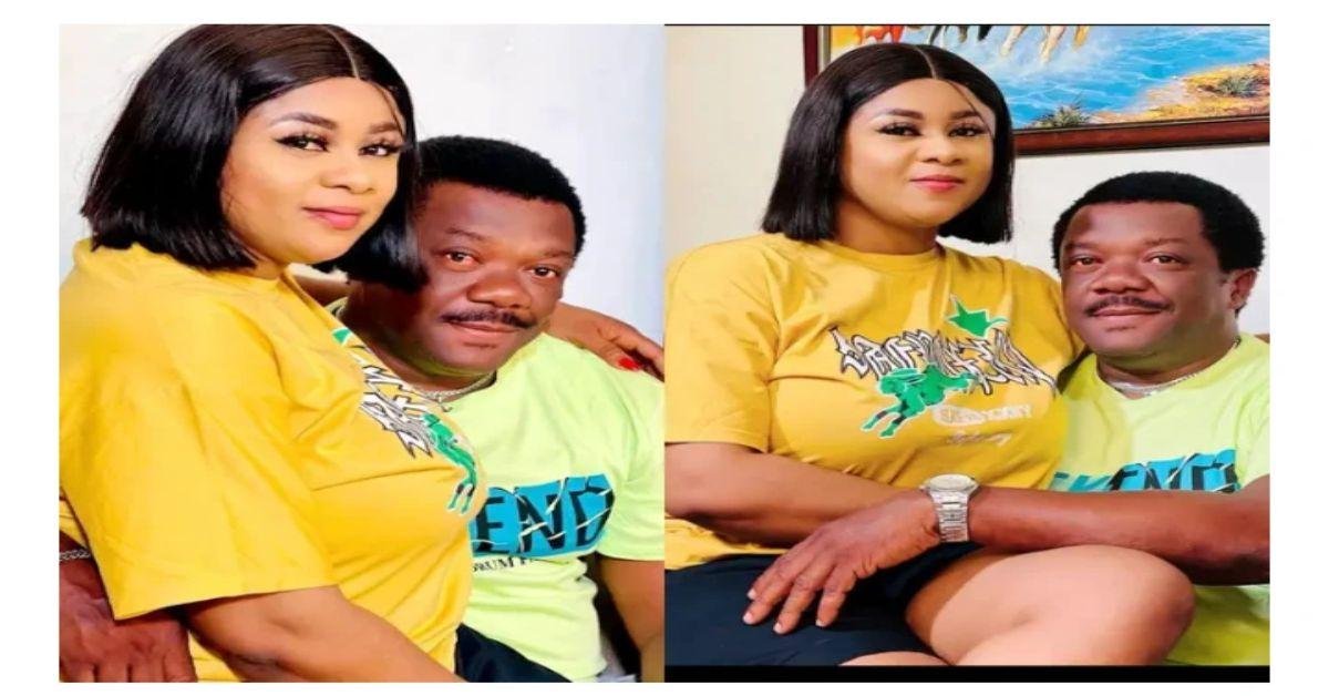Reactions As Nollywood Actress Uju Okoli Shares New Love-up Photos With Her Colleague Kelvin Ikeduba
