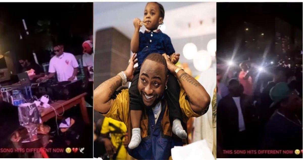Video: Moment Club goers pause to show solidarity with Davido over Ifeanyi’s passing