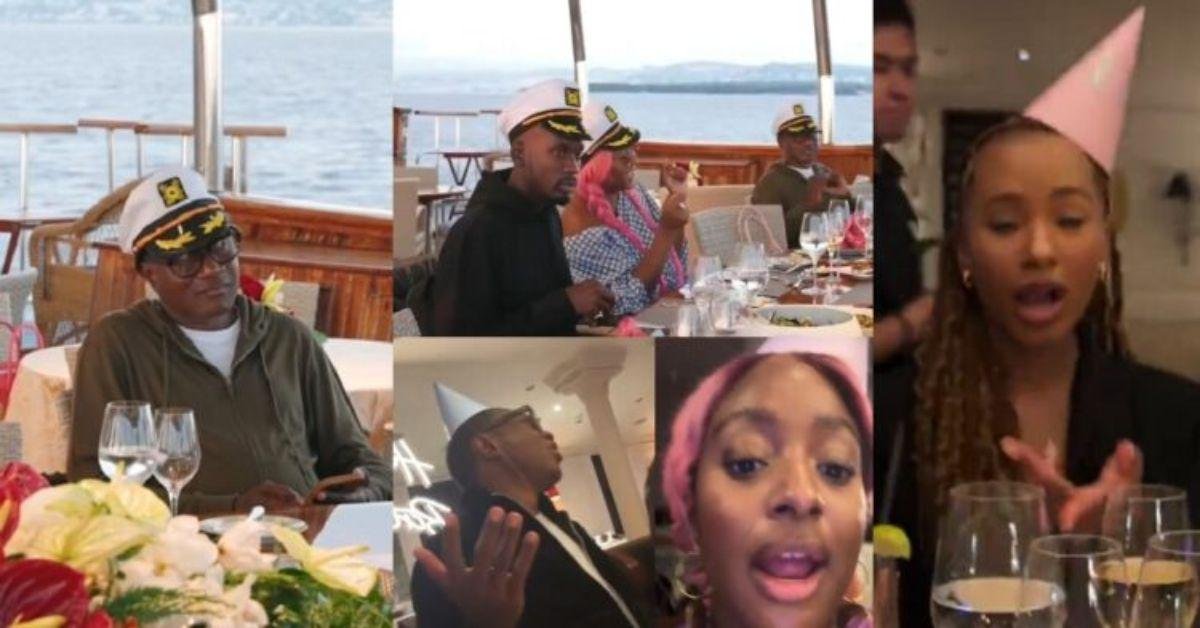 Videos from billionaire Femi Otedola’s 60th birthday party onboard Christina O Super Luxury Yacht