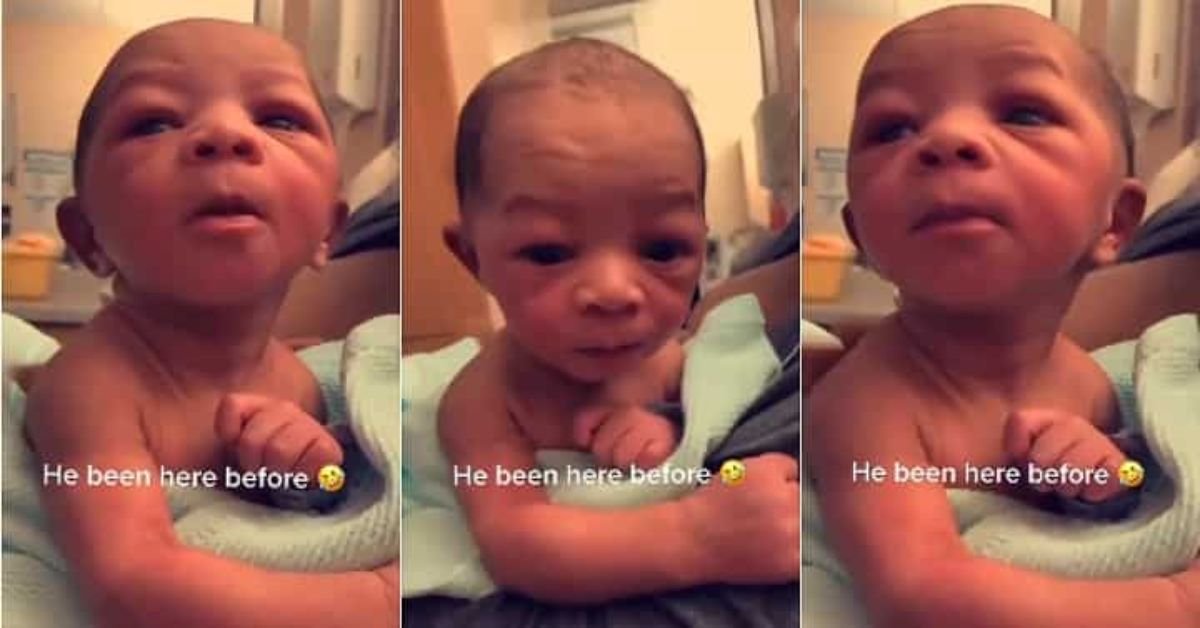 "Grandpa Came Back to Life": Newborn Baby Shocks Parents at the Hospital, Keeps His Head Up in Video