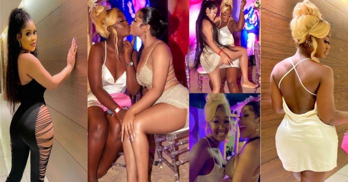 "My darling, you are so sweet inside out" - Pictures of Chioma Nwaoha and Luchy Donalds Kissing in the Public Stirs Reactions