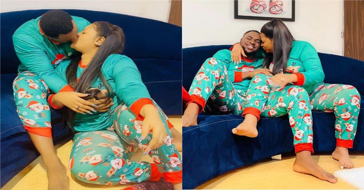 "Merry Christmas From Me And Mine" Actress Nkechi Blessing Says With Loved-up Photos With Her Man