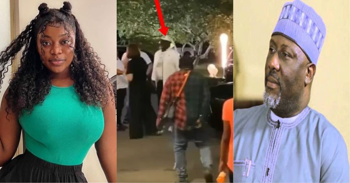After denying She does not know Dino, video of Ashmusy admiring Dino Melaye from afar surfaces