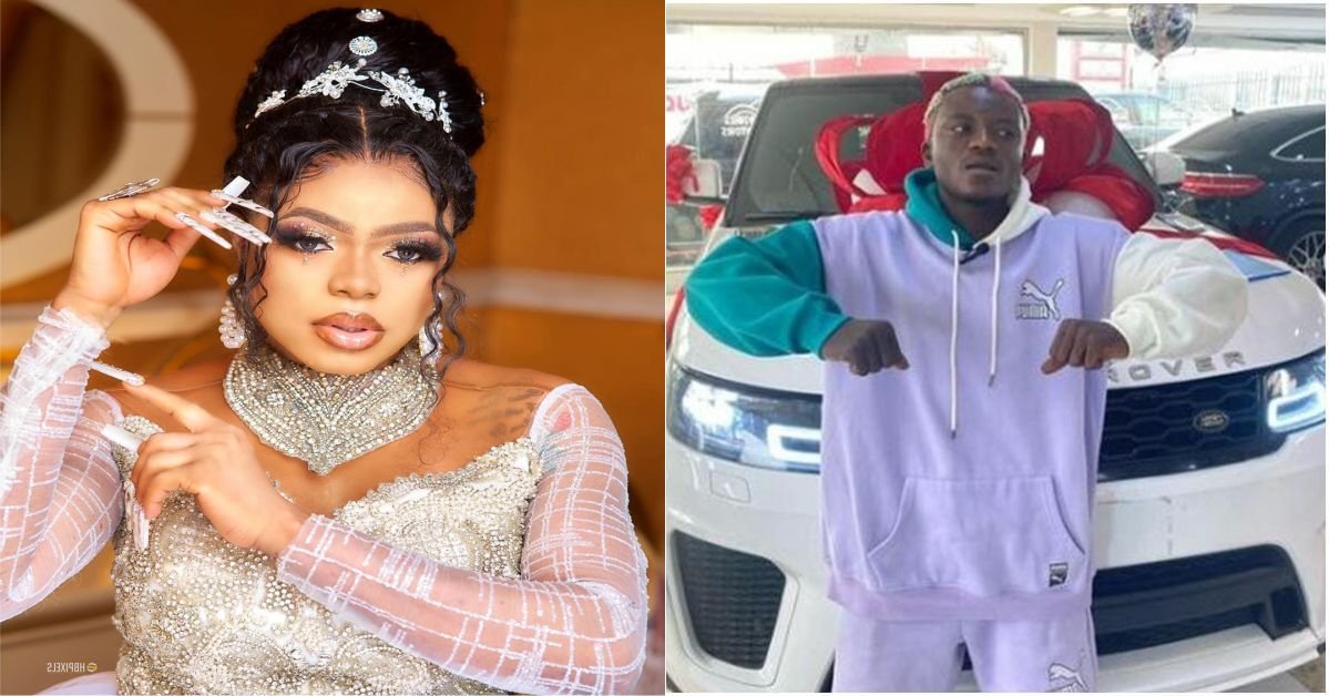 "I love him"- Bobrisky shoots shot at Portable following new car acquisition, many reacts