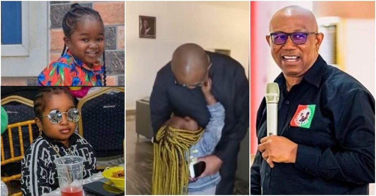"See as u draw mr president" – New video of Obio Oluebube with Peter Obi gets fans talking