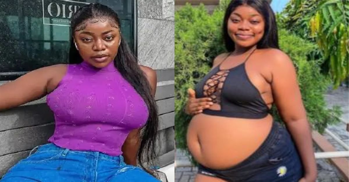 “Belle don enter” – Ashmusy teases fans with baby bump photo