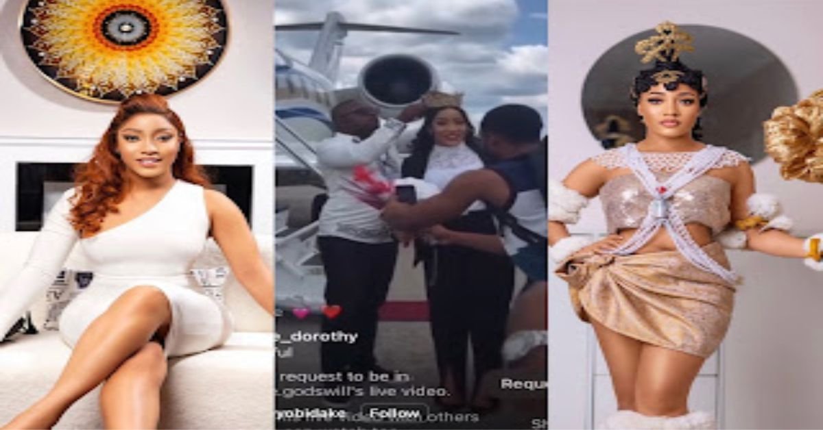 BBTitans Yvonne Recieves Money Trees And Other Gifts As She Arrives Akwa Ibom (Video)