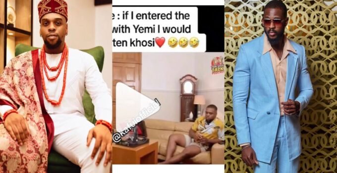“If I Had Entered The House Same Time With Yemi I Would Have Gotten Khosi First” Miracle Op Reveals (Video)